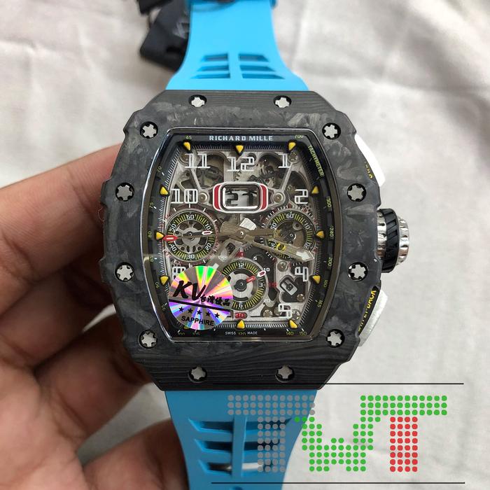 RM11-03 FM NTPT Blue Strap KV Factory Best Clone 1:1