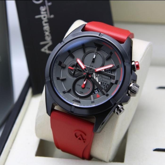 ALEXANDRE CHRISTIE AC 6592 BLACK RED AC6592 PRIA ORIGINAL