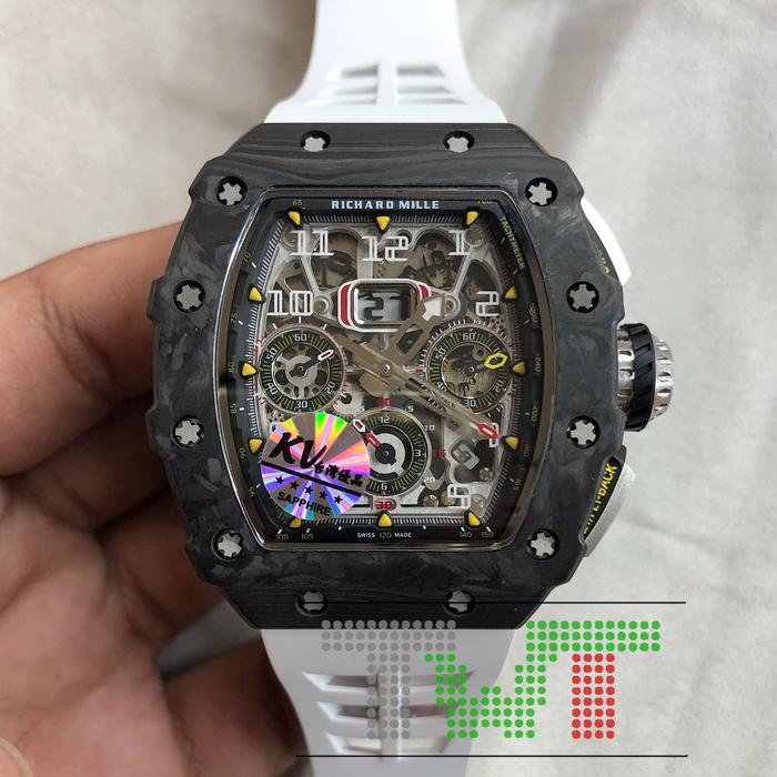 RM11-03 FM NTPT White Strap KV Factory Best Clone 1:1