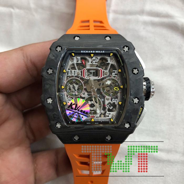 RM11-03 FM Orange Strap NTPT KV Factory Best Clone 1:1