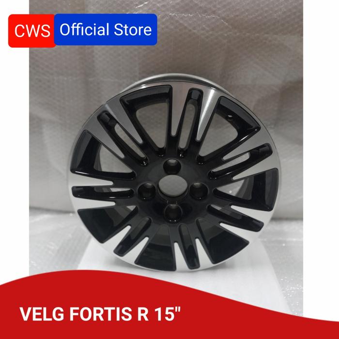 VELG FORTIS RING 15X5 BLACK FOR NISSAN DATSUN