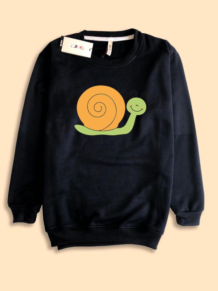 Jaket Sweater Premium snail siput keong kartun cartoon lucu