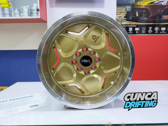 velg hsr celong ring 16 terbaru gold polis