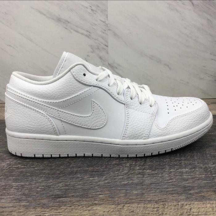 NIKE AIR JORDAN 1 RETRO LOW TRIPLE WHITE ORIGINAL