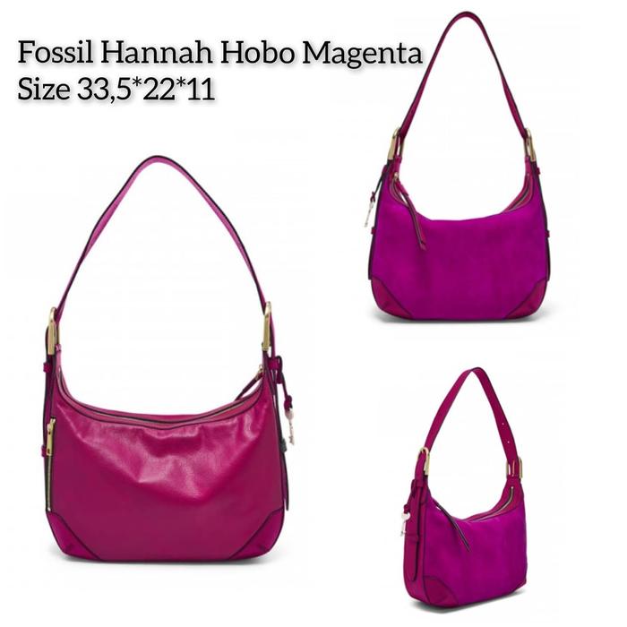 TAS WANITA FOSSIL ORI HANNAH MAGENTA