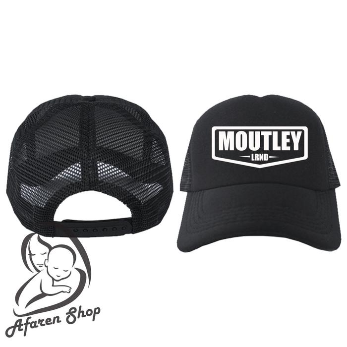 Topi trucker jaring pria premium moutley
