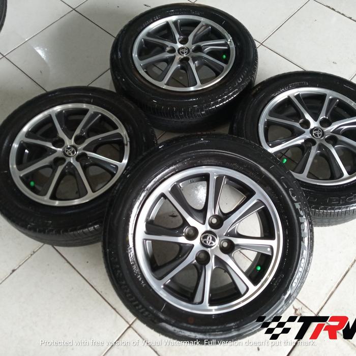 velg mobil bekas original Toyota Calya ring 14 ban 175 65 R 14