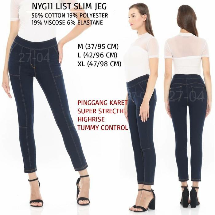 Celana Jeans Nygard List Slim Jegging NYG11