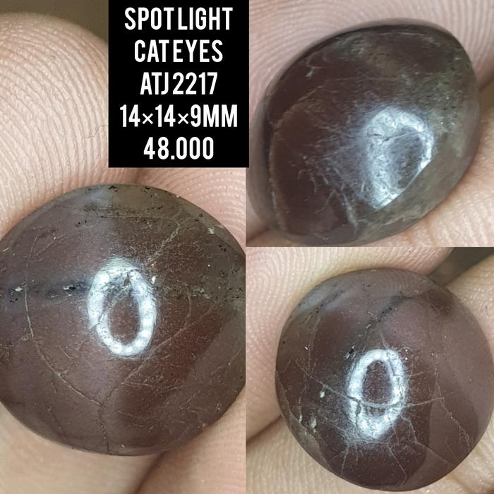 NATURAL BATU SPOT LIGHT CAT EYES BATU ASLI, TOP QUALITY ATJ 2217