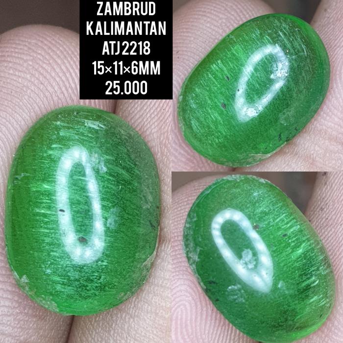 BATU ZAMRUD KALIMANTAN, GARANSI BATU ASLI, TOP QUALITY ATJ 2218
