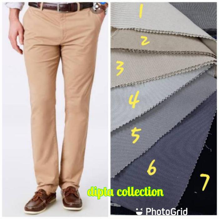 Harga per 1 Celana ( 1.3 Mtr) _Kain bahan Chino/Chinos import