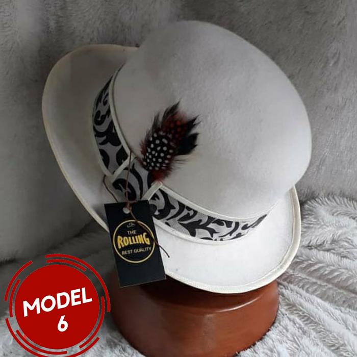 Topi Fedora Marlboro Panama Bowler Bahan Laken Import Original