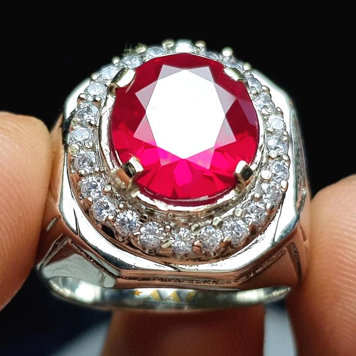 cincin merah siam asli bangkok / batu merah siam bangkok