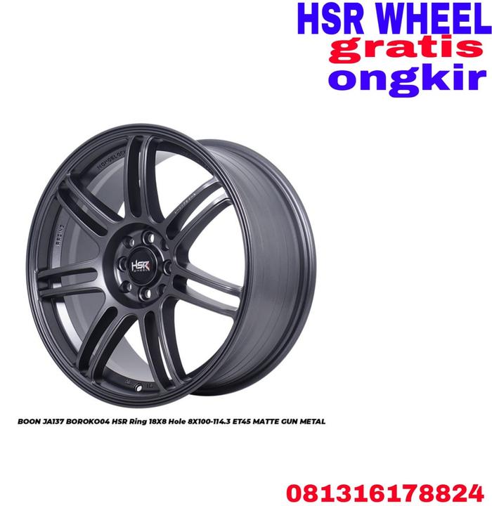 Velg-Mobil-Hsr-Ring 18 HSR BOON BOROKO cocok buat baleno jazz