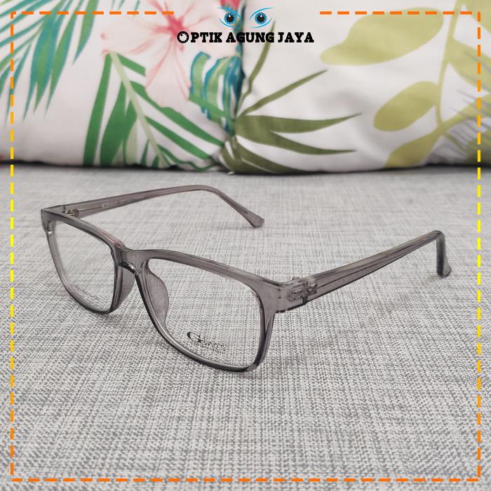 (Frame+Lensa) Frame Kacamata Ghinos 37033 Merah Marun| kacamata murah