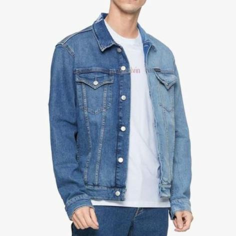 Jaket pria CALVIN KLEIN Jeans Denim Foundation Slim Original