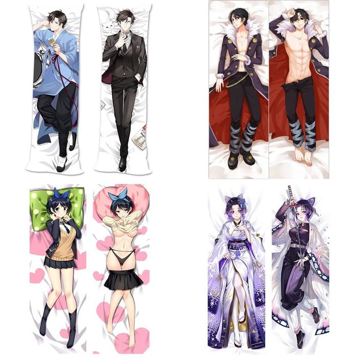 Sarung bantal dakimakura anime REQUEST / CUSTOMIZE gambar