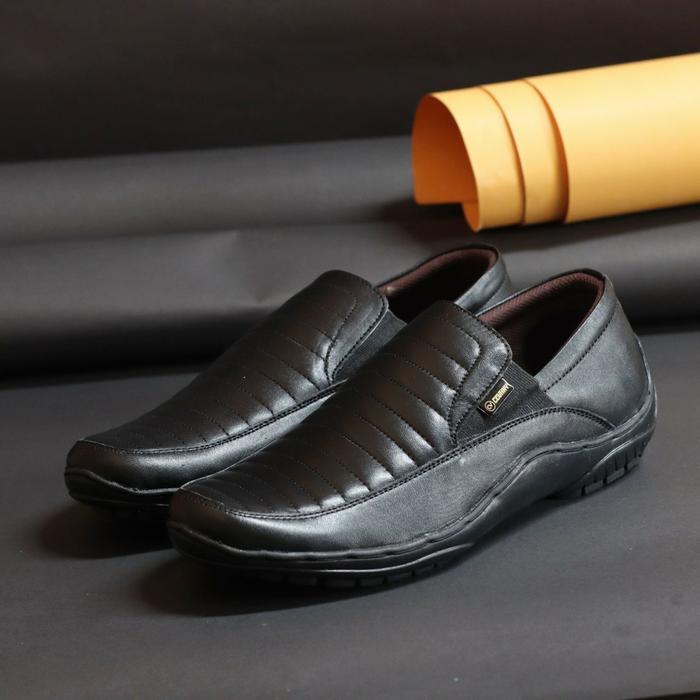 Sepatu Kulit Asli Pria Cevany Corza Slip On Original