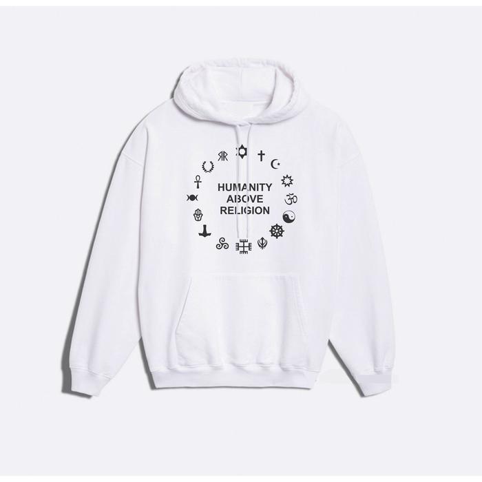 Jaket Hoodie Humanity Above Religion Keren Jumbo Unisex