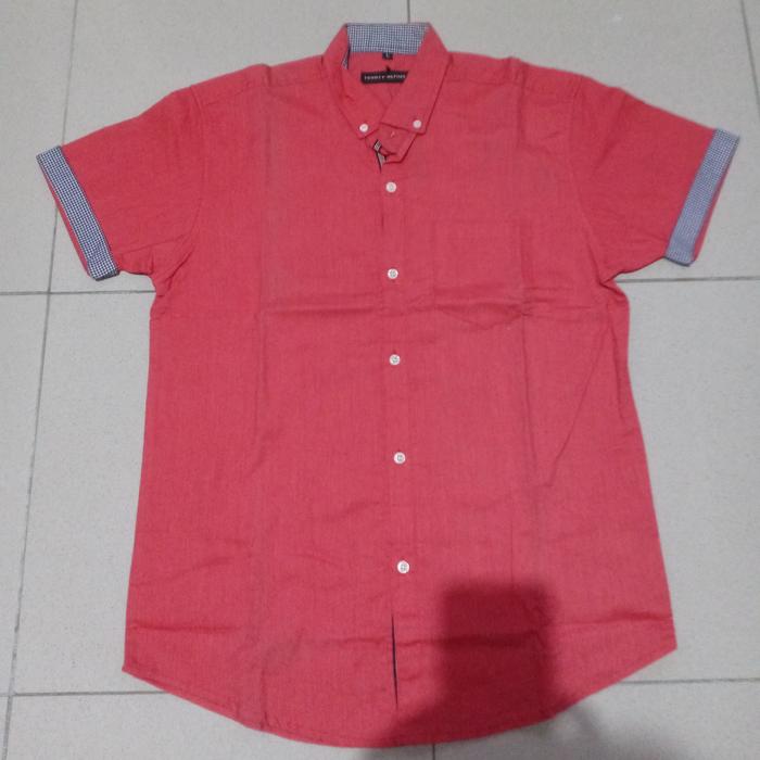 kemeja pria tommy hilfiger