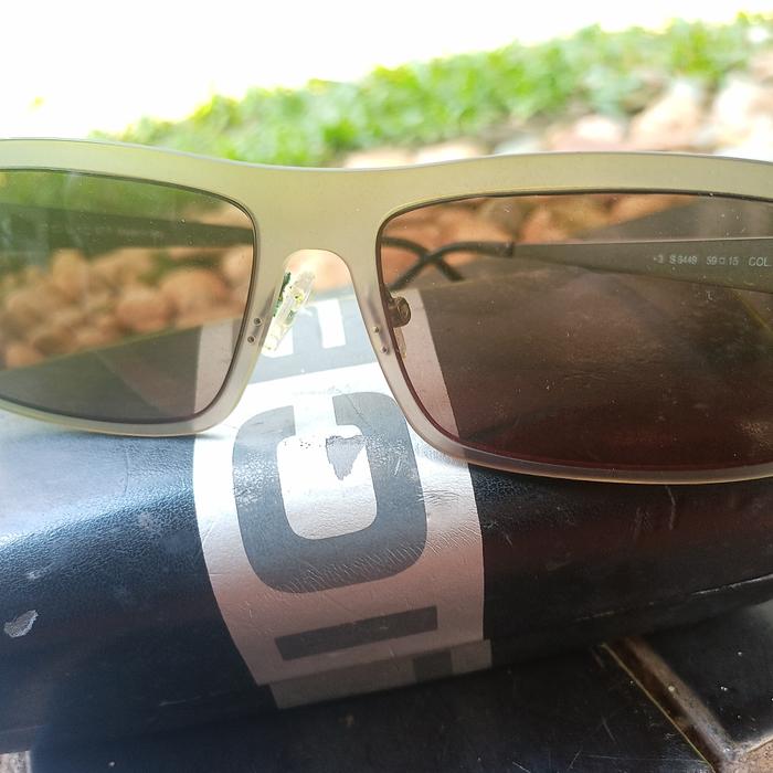 kacamata hitam minus police original lensa crizal