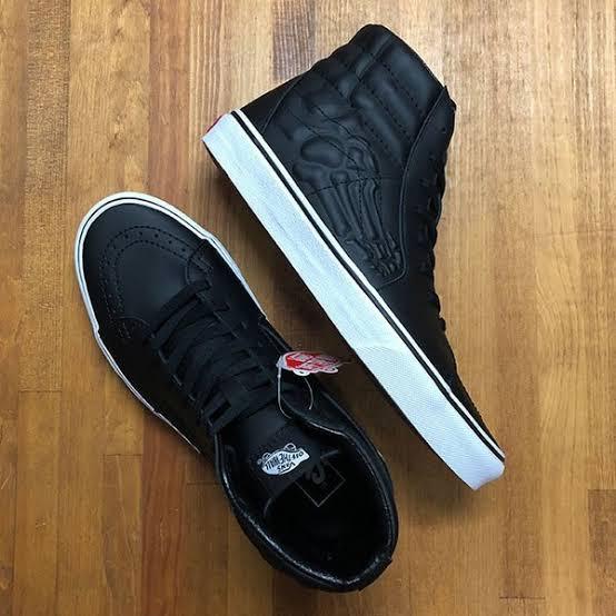 Sepatu Sneakers Vans Sk8-hi X Ray Bones Black Original 100% BNIB Murah