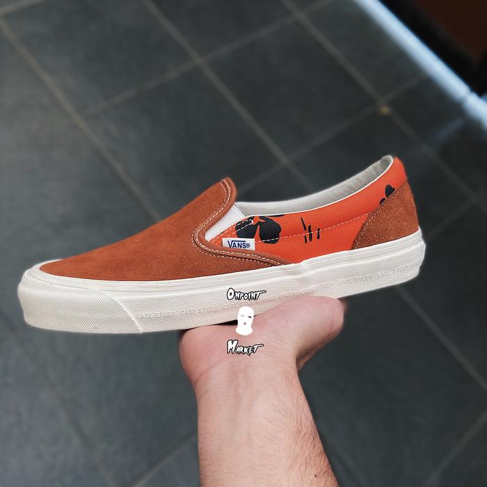 Vans Slip On LX Vault OG x Modernica Leather Brown
