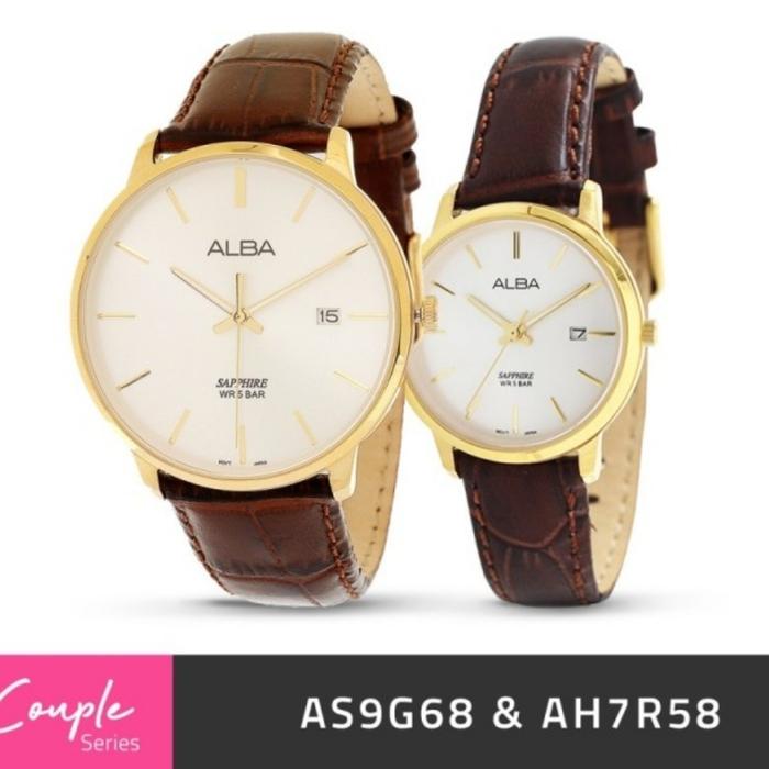 Jam Tangan Couple Alba Original AS9G68 & AH7R58 ORIGINAL 100% ALBA