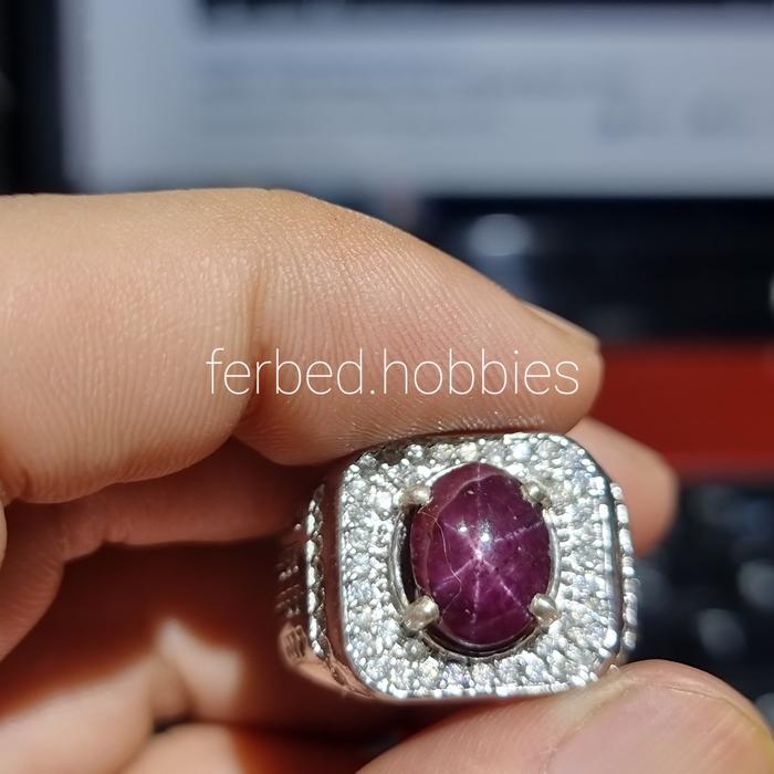 natural star ruby 7.95 ct no heat