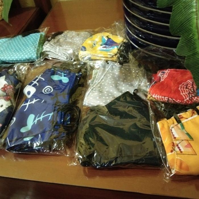 grosir masker kain anak-anak karakter murah
