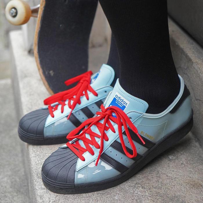 Blondey McCoy x Adidas Superstar "Ice Blue Black" H03341