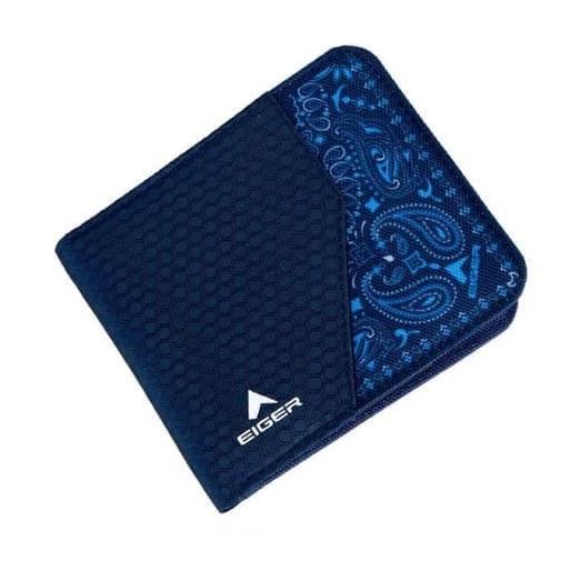 Altingia Excelsa Wallet Original Eiger Dompet Pria Berkualitas - Biru Hitam Uang Kartu