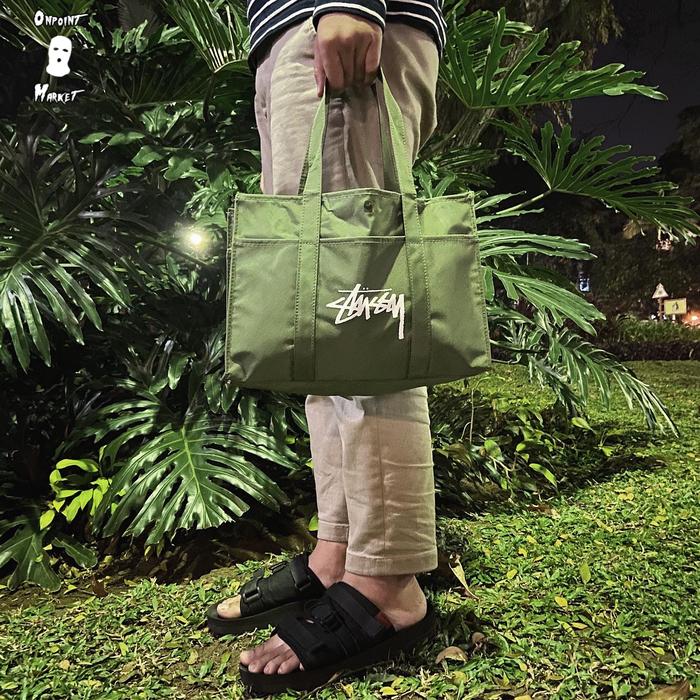 Stussy Military Green Tote Bag (Magazine Appendix)