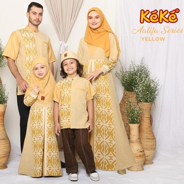 KEKE SARIMBIT AALIFA SERIES 2021 - SRK 04 YELLOW