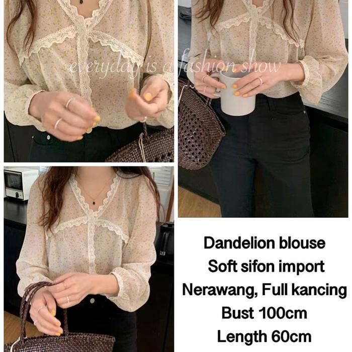 43DD Dandelion blouse import cream