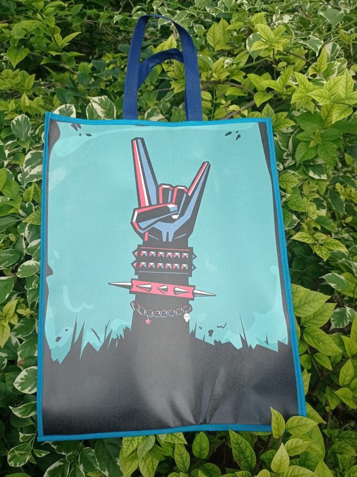 Tas Shopping Bag / Travel Bag / Totebag Custom Full Colour Design