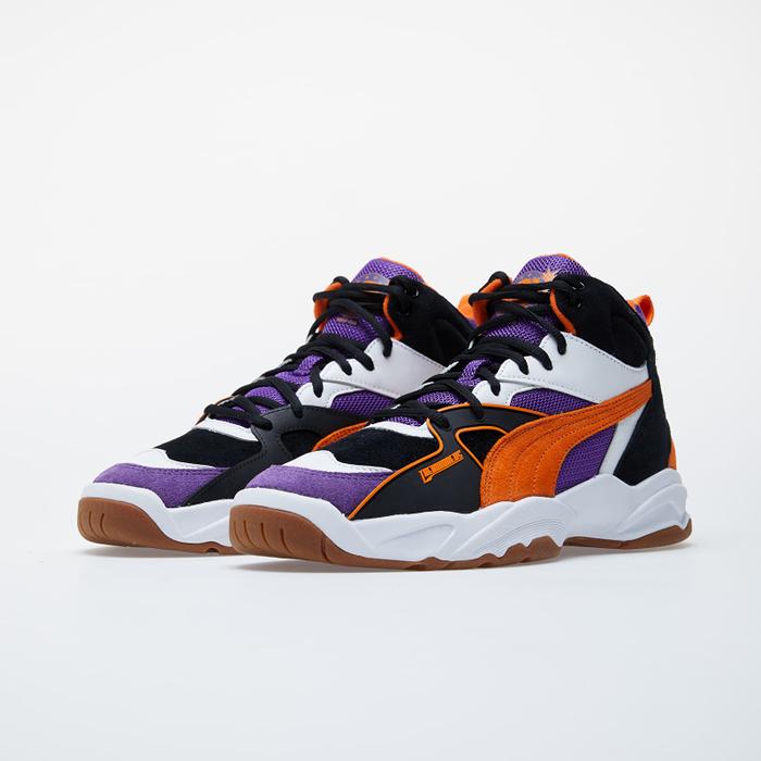 PUMA x THE HUNDREDS PERFORMER MID - BLACK/PERSIMMON ORANGE
