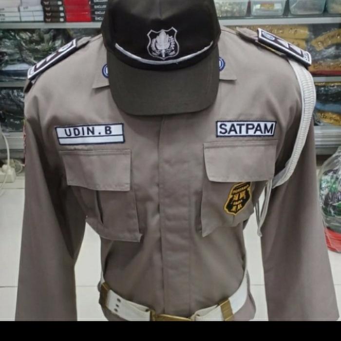 seragam pdl security terbaru atribut