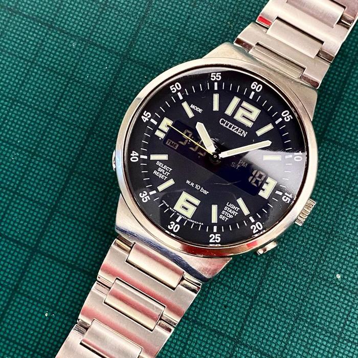 jam tangan original Citizen Promaster Ana Digi Cal C452