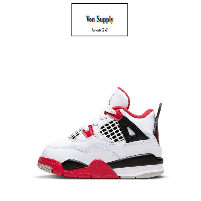 Nike Air Jordan 4 Retro Fire Red Baby/Kids Toddler (TD)