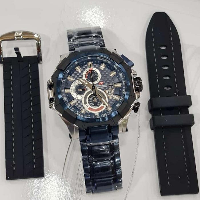 Jam Tangan Pria ChronoForce CF 5209G-7 48mm Original Resmi Fullset