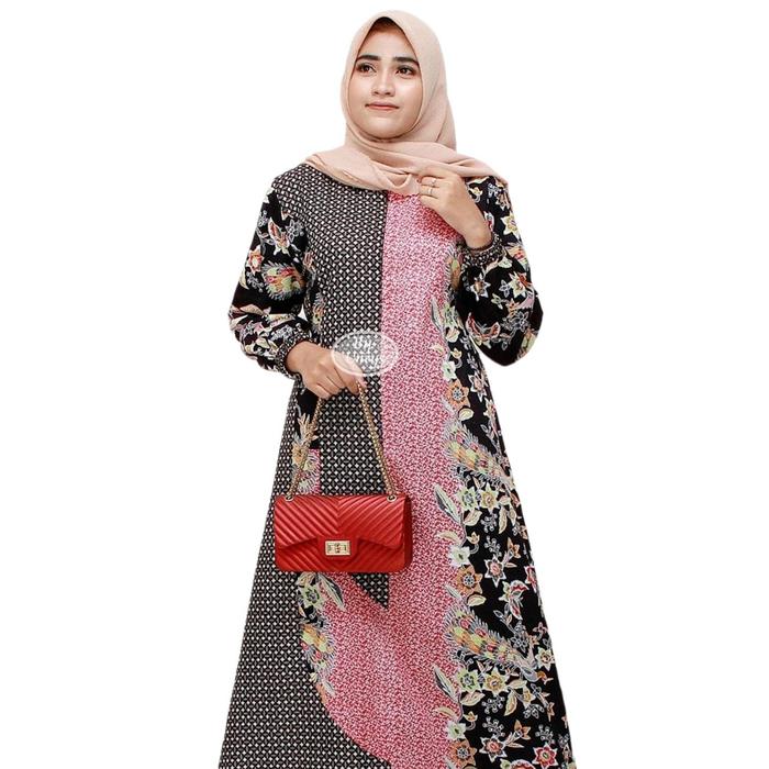Gamis Batik Wanita Model Gamis Terbaru 2021