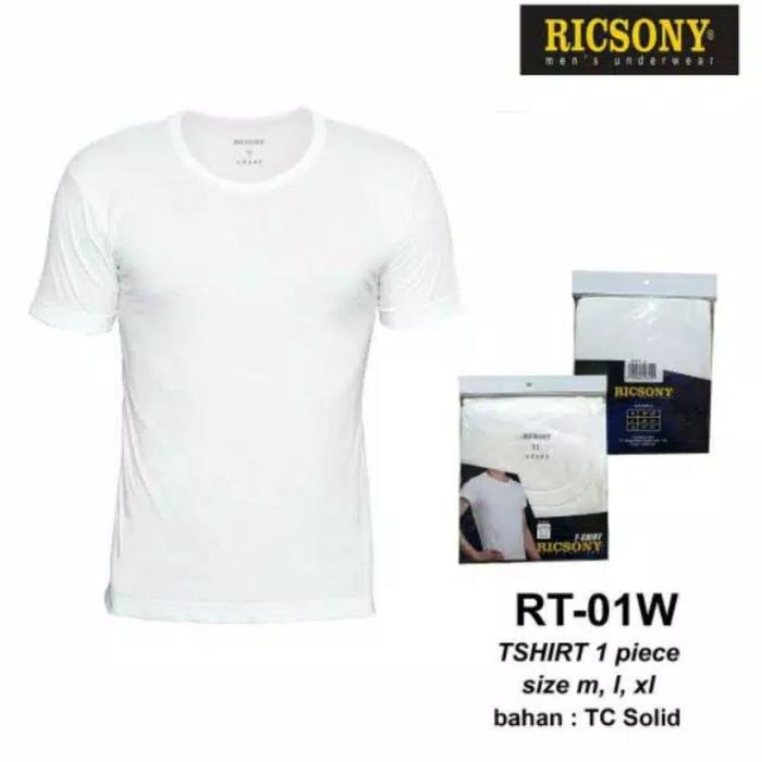 KAOS DALAM PRIA LENGAN PENDEK RICSONY RT-01W