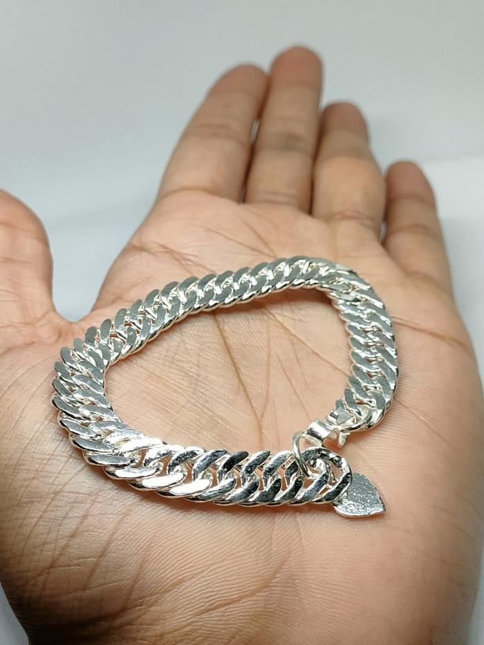 Gelang Lipan Medium Lapis Perak
