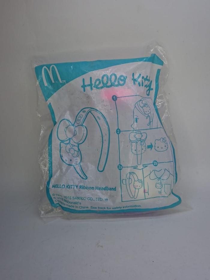 Happy Meal McDonald, McD, Hello Kitty Ribbon Headband 2018