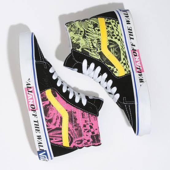 Sepatu Sneakers Vans X Lady Vans Sk8-hi Azalea Pink Original 100% BNIB
