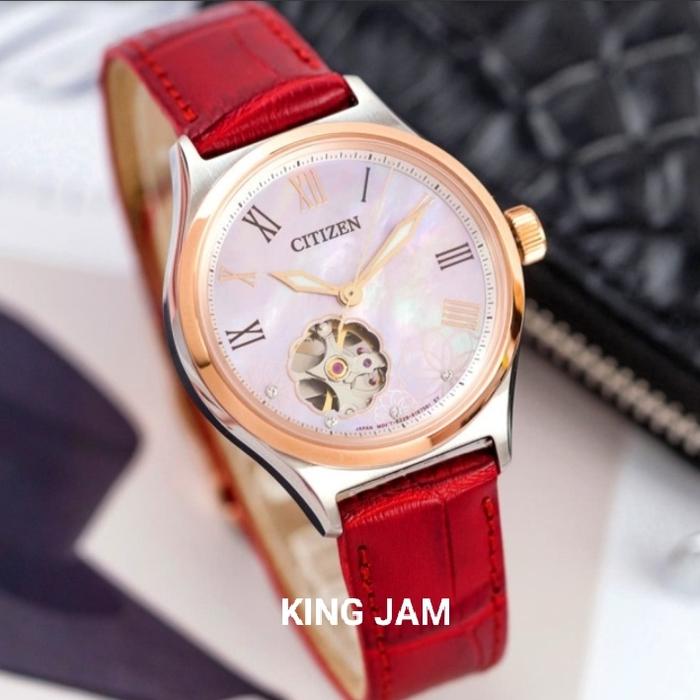 Jam Tangan Wanita Citizen PC1008-11Y Original Automatic Garansi Resmi