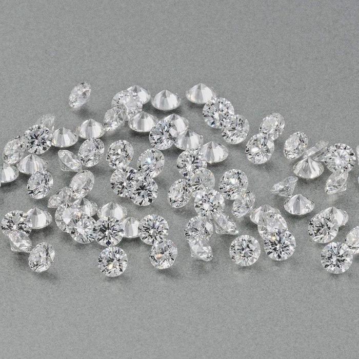 Natural Diamond Batu Berlian Eropa ASLI Tabur Putih Blink2 Murah 2.8mm Gugur 15 Est Bukan Banjar