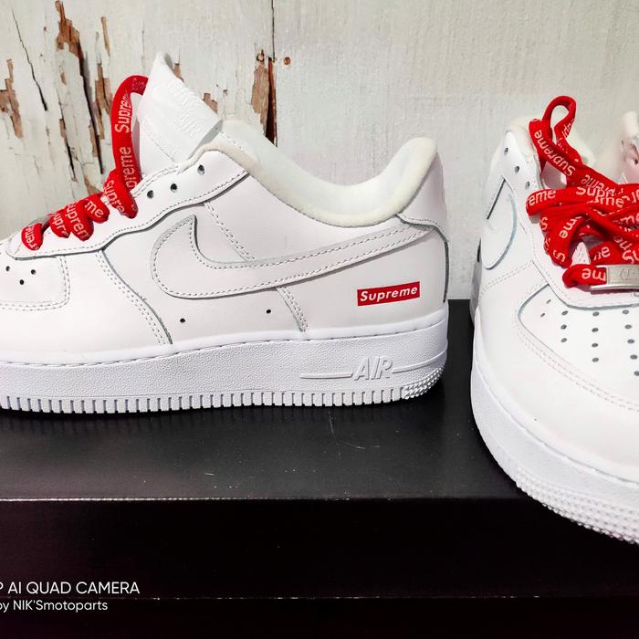 Nike AF1 SUPREME Triple white Perfect Kick Not Premium