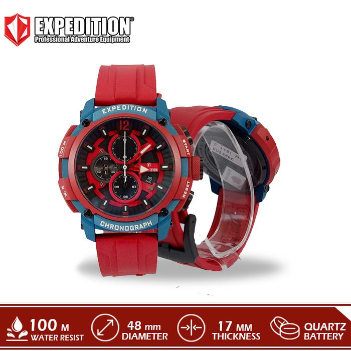 Jam Tangan Expedition E 6781 MC RUBBARE E6781 MCRUBBARE Original